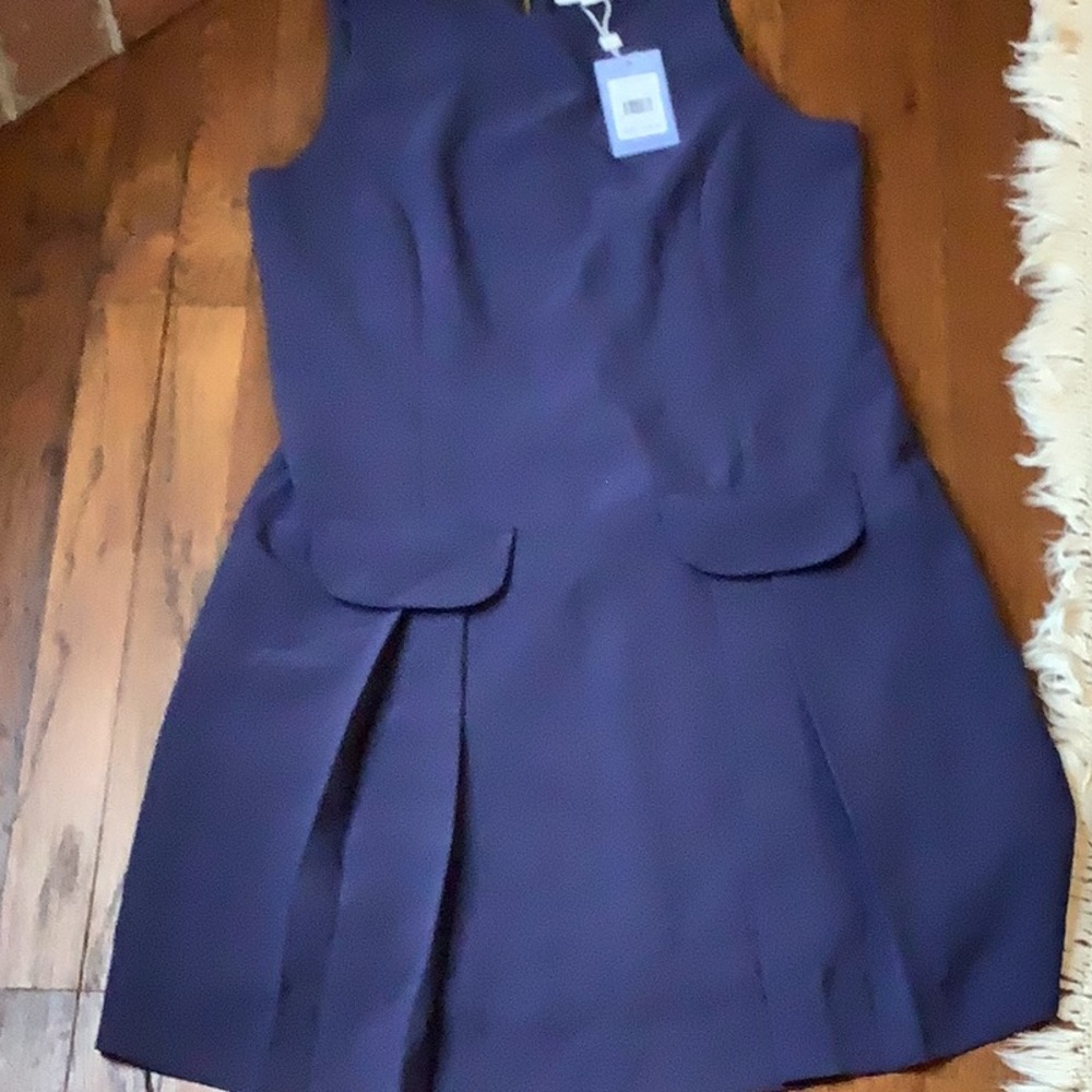 Sail to Sable Navy Mini Dress Size 10 NWTS - Picture 3 of 4